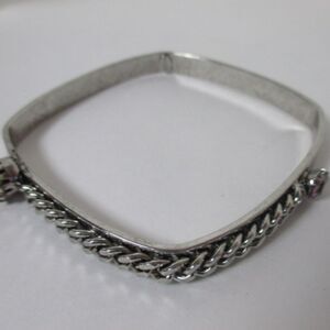 Joomi Lim Antique Silver Rope Crystal Bracelet